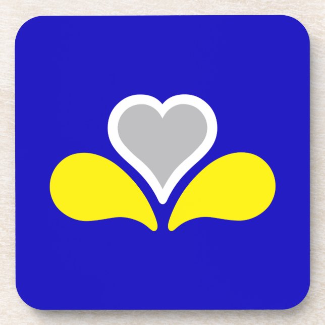 Bandeira de Bruxelas, Bélgica Porta copos Drink (Frente)