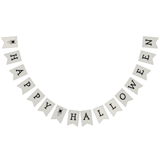 Bandeira de Bundas Aranhas Feliz Halloween (Todos)