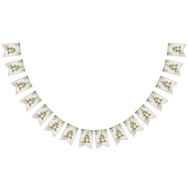 Bandeira de Bunting Crocodilo Bebê (Todos)