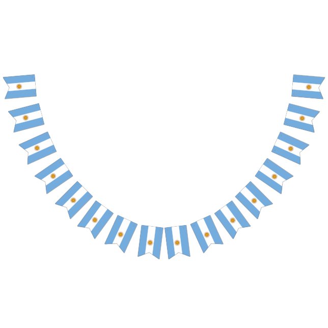 Bandeira de bunting da Argentina (Todos)