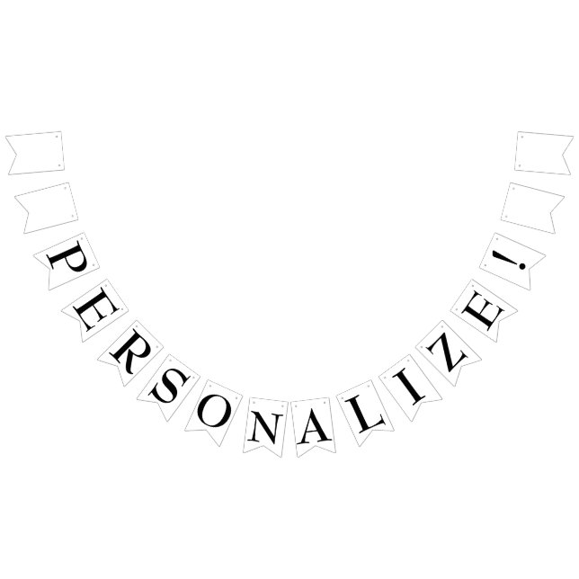 Bandeira de Bunting de Festa Simples para Criar a  (Todos)