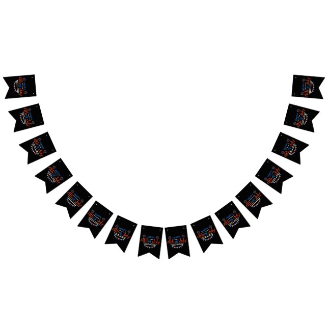 Bandeira de Bunting do Dia da Independência de 4 d (Todos)