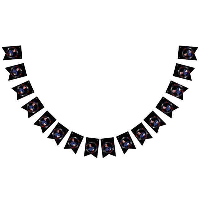 Bandeira de Bunting do Dia da Independência de 4 d (Todos)