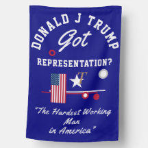 Bandeira de Cais de Representação Pro Trump