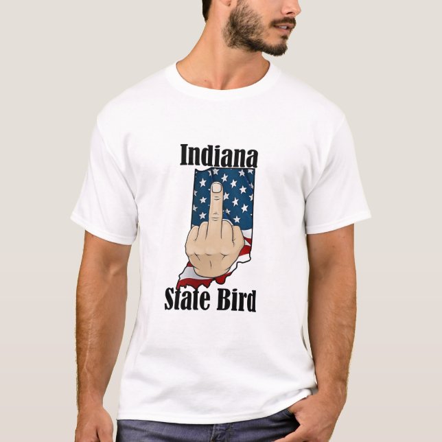 Bandeira de camisetas de aves do estado de Indiana (Frente)