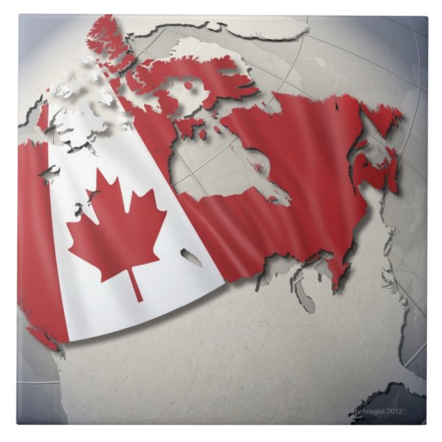 Bandeira de Canadá (Frente)