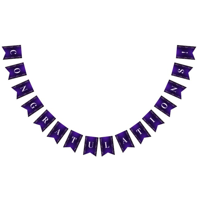 Bandeira de Casamento Floral Roxo (Todos)