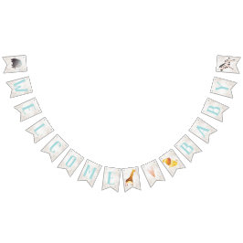 Bandeira de Chá de fraldas de Animais Safari Selva