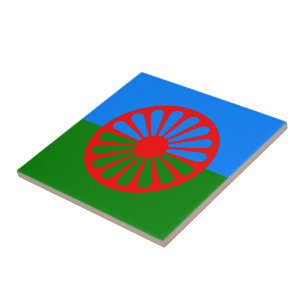 Bandeira de cigana oficial da Romênia