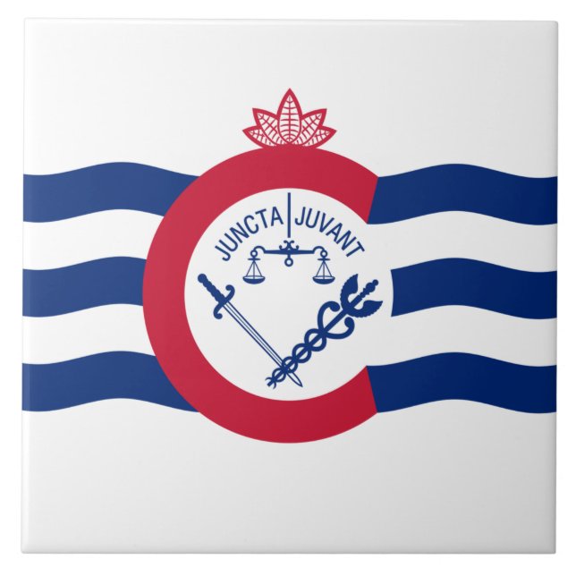 Bandeira de Cincinnati (Ohio) (Frente)