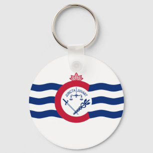 Bandeira de Cincinnati (Ohio) Chaveiro