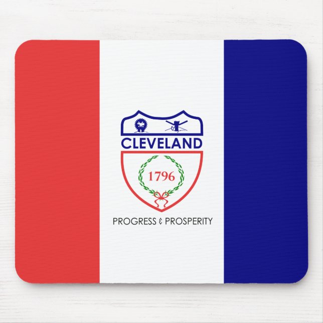 Bandeira de Cleveland, Ohio Mouse Pad (Frente)
