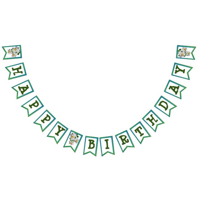 Bandeira de cobertura de flores brancas (Todos)