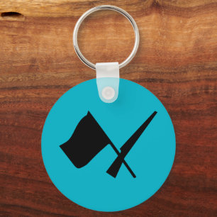 Bandeira de Colorguard & chaveiro do botão do