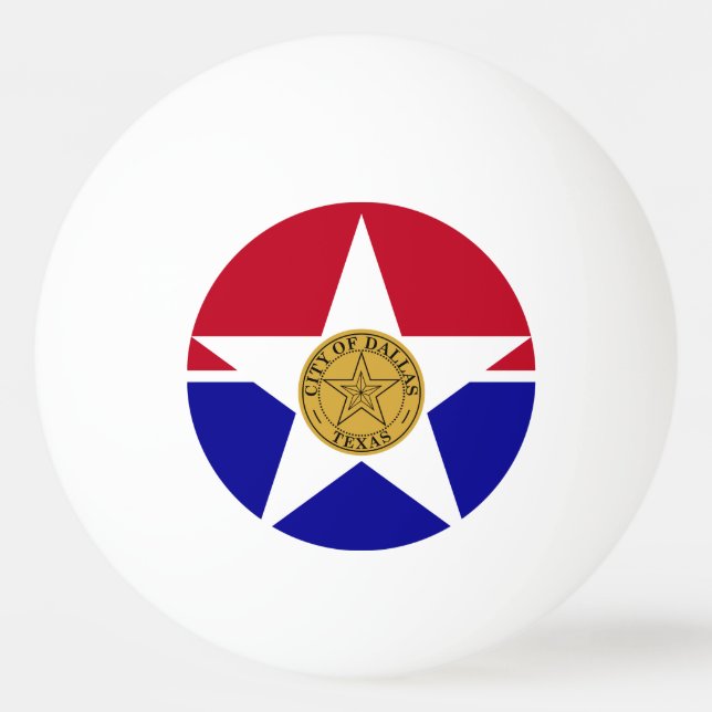 Bandeira de Dallas, Bola de ping pong do Texas (Frente)