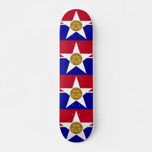 Bandeira de Dallas, Texas Skateboard
