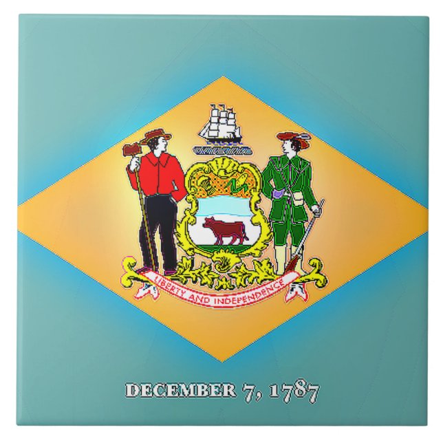 Bandeira de Delaware (Frente)