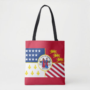 Bandeira de Detroit, Michigan Tote Bag