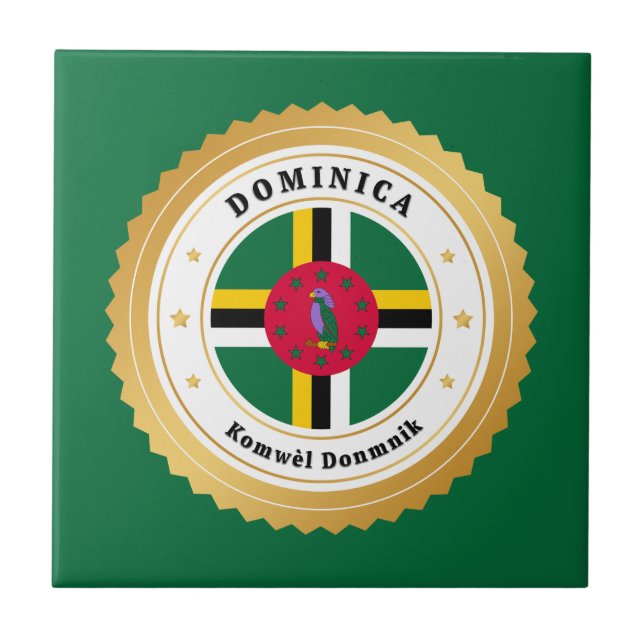 Bandeira de Dominica (Frente)