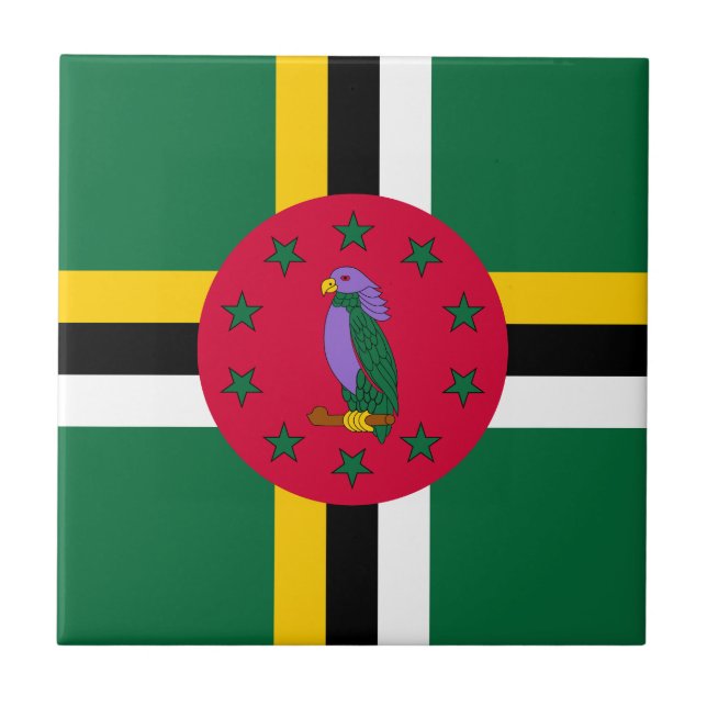 Bandeira de Dominica (Frente)