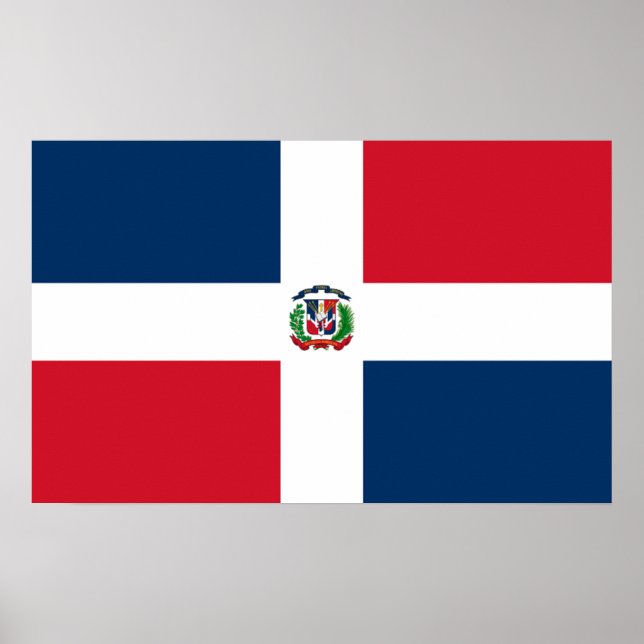 Bandeira de Dominica Poster (Frente)
