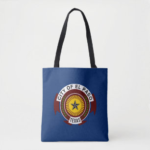 Bandeira de El Paso, Texas Tote Bag