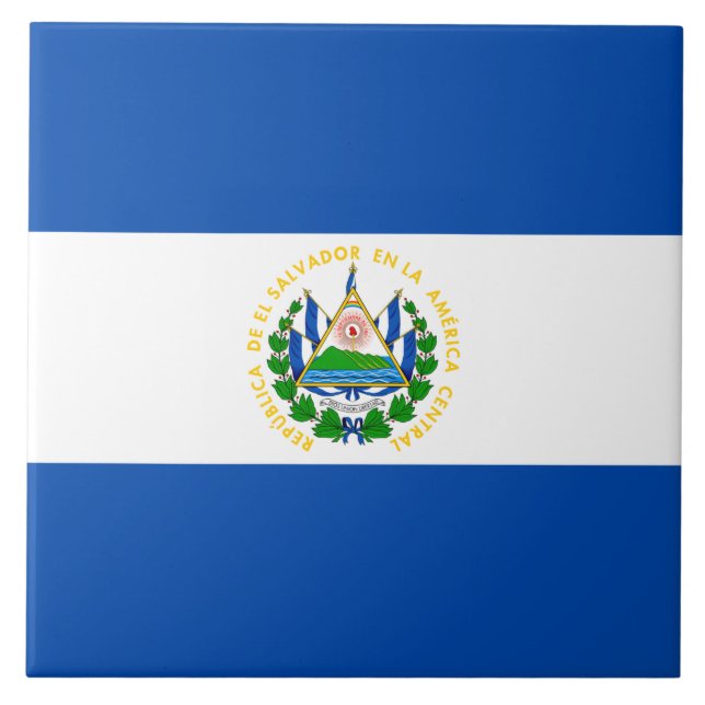 Bandeira de El Salvador (Frente)