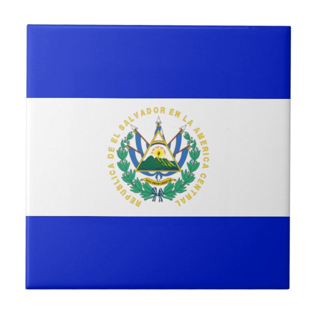 Bandeira de El Salvador (Frente)