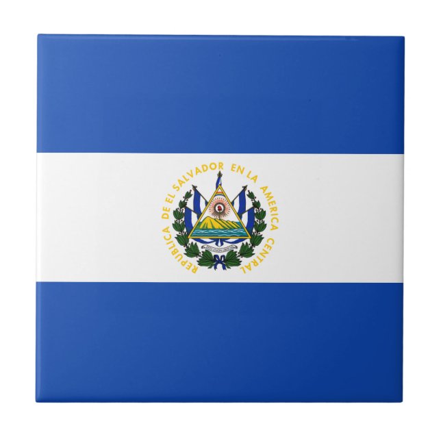 Bandeira de El Salvador (Frente)