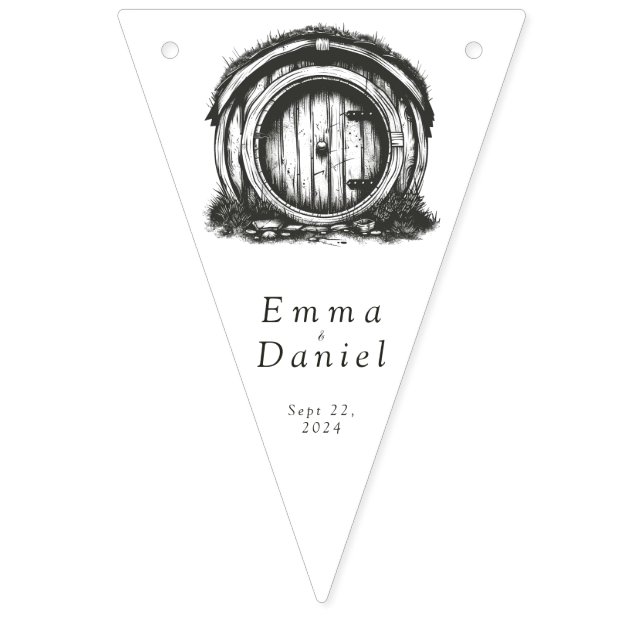 Bandeira de enfeite Hobbiton Haven (Primeira Bandeira)