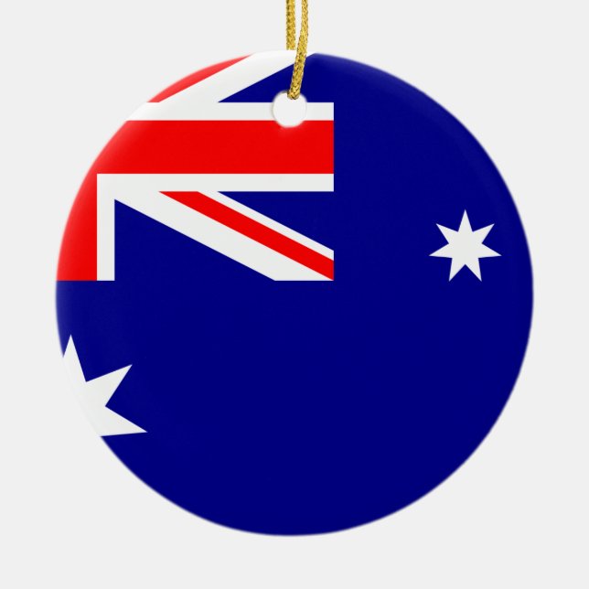 Bandeira de enfeites de natal de Austrália (Frente)