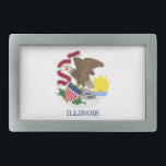 BANDEIRA DE ESTADO ILLINOIS<br><div class="desc">A bandeira do Estado de Illinois é constituída pelo selo de Illinois sobre um fundo branco,  com a palavra "Illinois" debaixo do selo.</div>