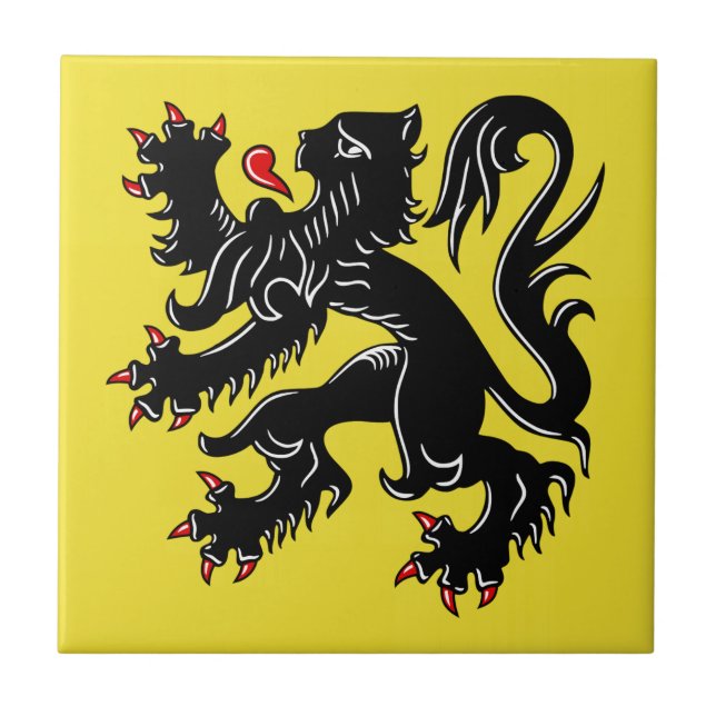 Bandeira de Flanders (Bélgica) (Frente)