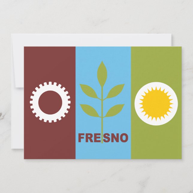 Bandeira de Fresno (Frente)