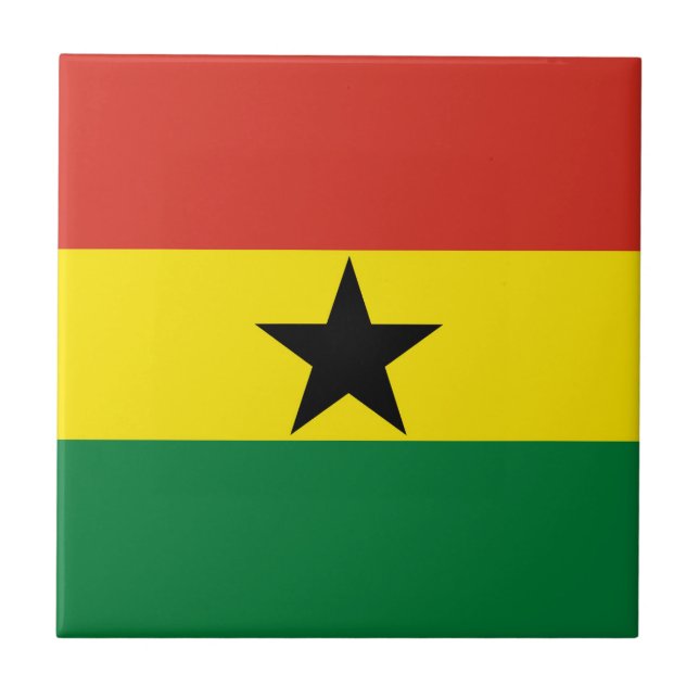 bandeira de Gana (Frente)