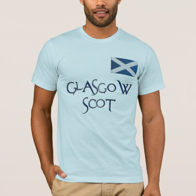 BANDEIRA DE Glasgow DA ESCÓCIA - Camiseta Patrióti (Frente)