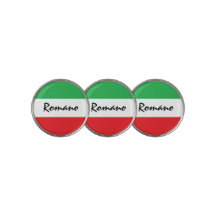 Bandeira de Golfer Tricolore italiano Monograma