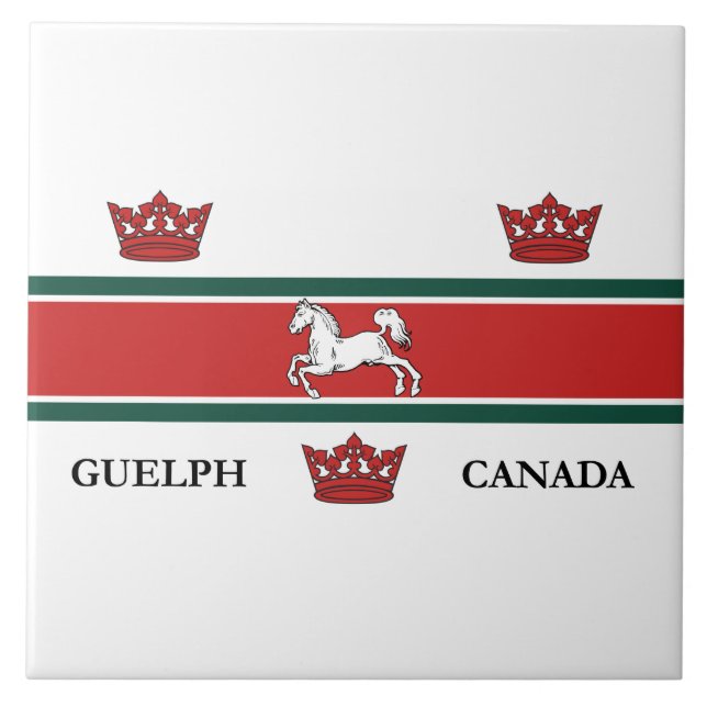 Bandeira de Guelph (Ontário, Canadá) (Frente)