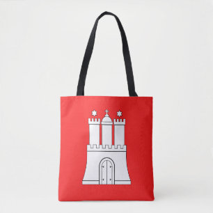 Bandeira de Hamburgo Tote Bag