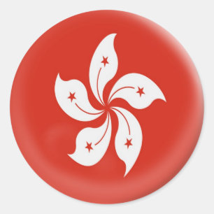 bandeira de Hong Kong de 6 grande etiquetas