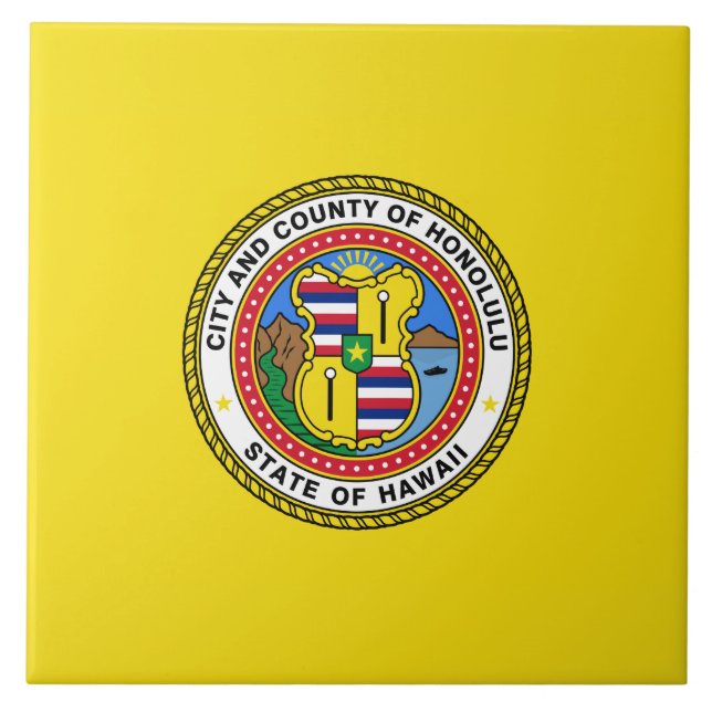 Bandeira de Honolulu (Havaí) (Frente)