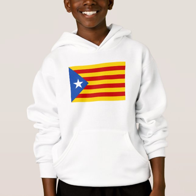 Bandeira de Independência Catalã "L'Estelada Blava (Frente)