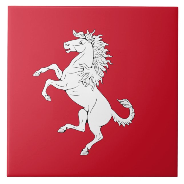 Bandeira de Kent (Cavalo Branco) (Condado de Ingla (Frente)