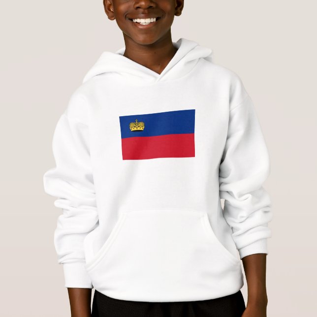 Bandeira de Liechtenstein (Frente)
