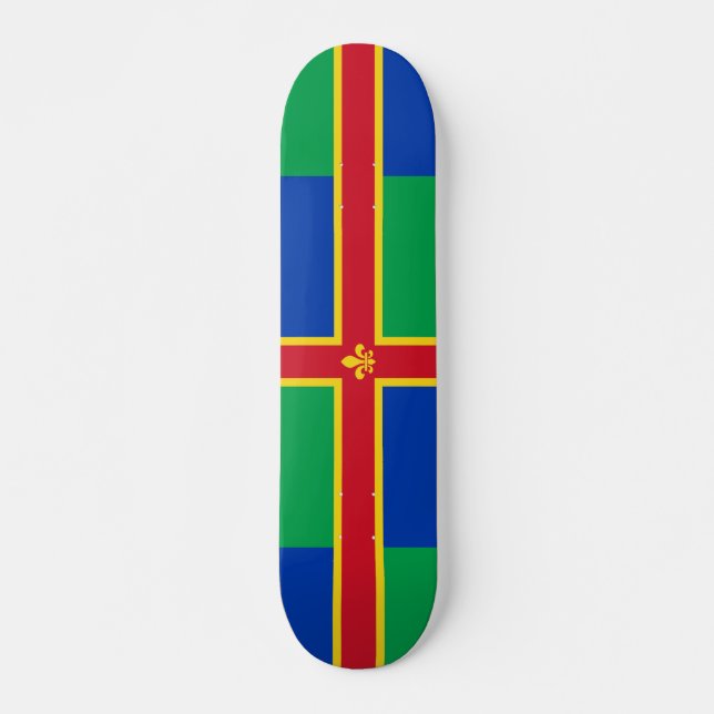 Bandeira de Lincolnshire Skateboard (Frente)