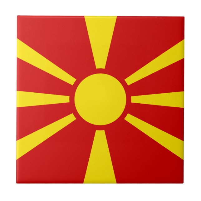 Bandeira de Macedónia (Frente)