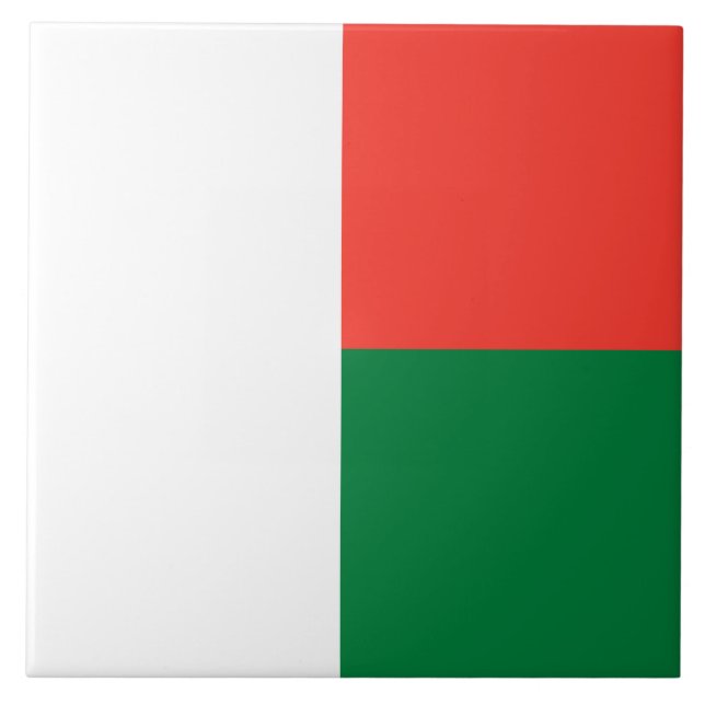 Bandeira de Madagáscar (Frente)