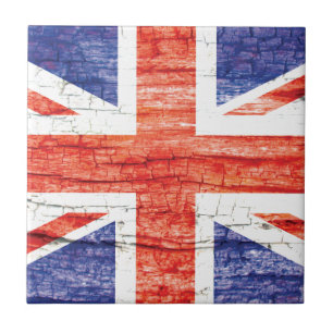 Bandeira de madeira de Union Jack Ingleses do