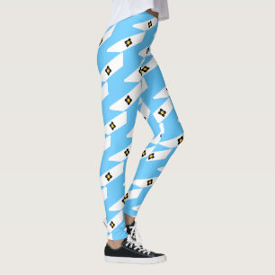 Bandeira de Madison, Wisconsin Leggings