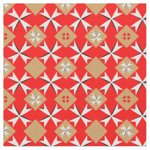 Bandeira de Malta/Cross & Malta Tecido de tendênc